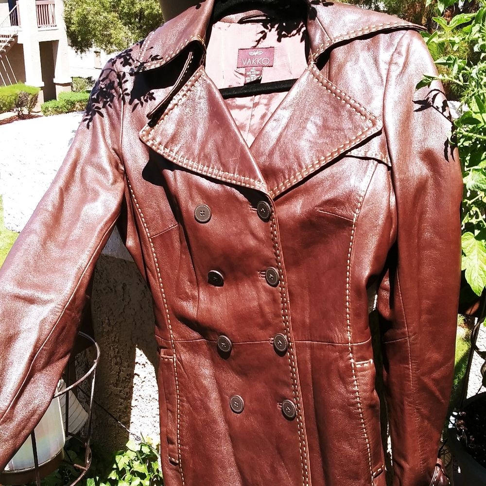 Vakko leather jacket